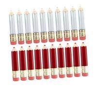 SHERCHPRY 20 Tubos Vacíos de Brillo de Labios Recargables de Plástico para Almacenar Aceite Labial y Líquido Tintado, Ideales para Muestras y Uso en Viajes