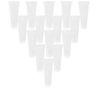 SHERCHPRY 20 Unidades Tubo de Viaje Rellenable 50ml Pp Pe para Cosméticos | Reutilizable, Tamaño Portátil, Agarre Cómodo, Envase Vacío para Loción y Crema
