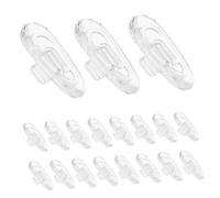 SHERCHPRY 200 Piezas Almohadillas Nasales De Silicona Suave Para Gafas Reemplazo De Puente Nasal Para Gafas De Sol Vista Accesorios