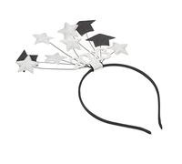 SHERCHPRY 2023 diadema de la temporada de graduación Pararse Horquilla telar Poseedor clips tocados gorro graduacion Diadema adorable banda para el cabello multifunción el plastico Silver