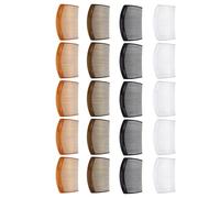 SHERCHPRY 20piezas Peines Laterales Ecológicos De Plástico Herramienta De Peinado Para Mujer Para Peinar El Cabello Peines