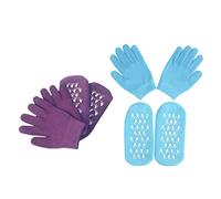 SHERCHPRY 2juegos Kit Cuidado de Manos y Pies Gel Hidratante Guantes de Spa y Calcetines de Belleza para Manos y Pies Secos