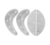 SHERCHPRY 2pares Kit de Reparación de Tacones Placa de Talón Reparación de Suelas Metálicas para Botas Reemplazo de Talón Protectores de Placa