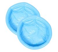 SHERCHPRY 2pares Pedicura Pies Bañera Hidromasaje Pies Inflable Plegable Lavabo Remojo Spa Piscina