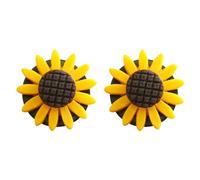 SHERCHPRY 2piezas Ambientador para Coche Clip Aromaterapia Girasol Diseño Ventilación Duradero Plástico Elimina Olores y Decora Interior con Fragancia Aleatoria