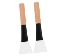 SHERCHPRY 2piezas Cepillo Para Facial Aplicador De Facial Herramienta De Para Tratamientos Faciales Salón Suave y Portátil Bolsa Eva
