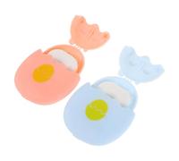 SHERCHPRY 2piezas Copos de Jabón Desechables Portátiles para Viajes Camping o Senderismo Jabón de Manos Escamas de Papel Fomin para Baño Color y Material