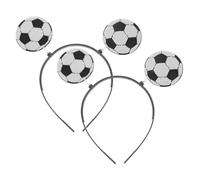 SHERCHPRY 2piezas Diadema De Fútbol Para Mujer Accesorios Para Partidos De Fútbol Diademas Para Fiestas Deportivas Para Eventos Deportivos y Decoraciones De Fiesta De