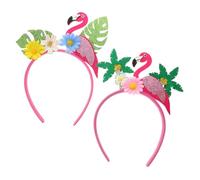 SHERCHPRY 2piezas Diadema Tropical con Diseño de Flor y Hawaianas Accesorio Cabello de Fiesta para Carnavales de Verano y Fiestas Hawaianas la Playa