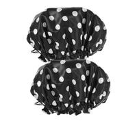 SHERCHPRY 2piezas Gorro De Baño Reutilizable Para Mujer Gorro De Ducha Ajustable Para Cabello Para Uso Ducha o Piscina