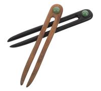 SHERCHPRY 2piezas Horquilla de Sándalo Forma para Mujeres Palillos para Moños de Madera Vintage Accesorio Tradicional Cabello para Bodas y Fiestas