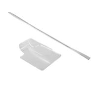 SHERCHPRY 2piezas Paletas De Colores Paletas Acrílicas y De Maquillaje De Mano De Espátula Para Maquillaje De Salón