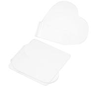 SHERCHPRY 2piezas Paletas De Manicura Acrílicas Paletas Cosméticas Delineador De Ojos Profesional Visible