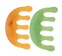 SHERCHPRY 2Piezas Peine De Masaje De Peines Para Relajación Del Cabelludo Para Masaje y Estimulación Del Sanguíneo Portátil