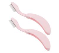 SHERCHPRY 2piezas Peine Para Cejas y Pestañas Moldeador Peine Multiusos Portátil Herramienta Manual Para Forma Cejas y Pestañas Diseño Compacto Mango Para Maquillaje Diario y Viajes