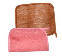 SHERCHPRY 2piezas Toalla de Baño Africana Toallita Exfoliante para Ducha Limpieza de Cuerpo de Esponja Africana Paño de Lavado Cuerpo Estropajo de Luffa Esponja de Ducha Color Aleatorio