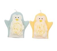 SHERCHPRY 2piezas Toalla De Baño y Flor De Baño Guantes Para Fregar La Espalda Toallas Para Limpiar La Del Cuerpo Guante Autobronceador De Limpieza Corporal Esponja Luffa