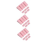 SHERCHPRY 3 Piezas 3 Bloque De Esponja De Gradiente Condujo Real Clavo Tresillo Arte De Uñas Ligero Esponjas Suave Para Esponja De Uñas Ultravioleta Esponja Degradada Rosa