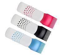 SHERCHPRY 3 Piezas Botella De Champú y Tinte Cabello Envase Recargable Para Tinte Para Peluquería Uso Salón De Barbería