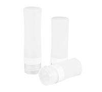 SHERCHPRY 3 piezas Botellas de Silicona para Cosméticos Recargables y Portátiles Capacidad Diseño Ligero y Duradero para y Almacenamiento de Lociones