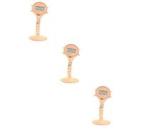 SHERCHPRY 3 Piezas formulario electronico de enfermeria Bolsillo electronico Reloj Digital para Mujer Doctor Clips para Relojes de Enfermera para Mujer Reloj de Bolsillo aleación Rose Gold