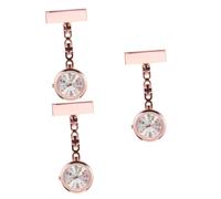 SHERCHPRY 3 Piezas Mesa De Enfermera Reloj Fob para Enfermeras Reloj Digital es Fob para as con Clip De Bolsillo De as Resistente Agua Qa Golden Aleación