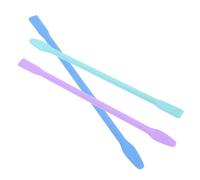 SHERCHPRY 3 Piezas Palo De Máscara Silicio Aplicador De De Arcilla Herramienta Para Mezclar Flexible Agitador De Mezcla De Máscara Acero Inoxidable