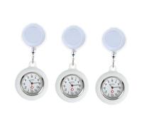 SHERCHPRY 3 Piezas Reloj Colgante De Bolsillo Relojes De Enfermera Fob es Ver Clip Accesorios para Chicas Adolescentes Digital para Hombre Mosquetón De Hombre