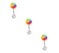 SHERCHPRY 3 Piezas Reloj con segundero para Enfermeras Colorido Reloj Colgante Reloj de Hombre señoras Relojes Reloj de Bolsillo de Enfermeras cronometrador del sanatorio Mirar