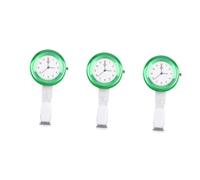 SHERCHPRY 3 Piezas Reloj de Bolsillo de Enfermera Reloj Medico de enfermería para Enfermeras Relojes Fob Relojes para Hombres Reloj de Bolsillo portátil Enfermera Colgando Reloj