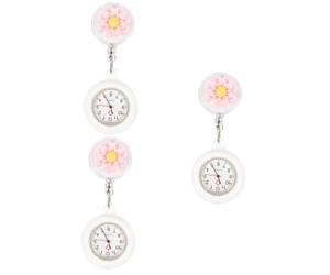 SHERCHPRY 3 Piezas Reloj De Bolsillo De Enfermera Relojes Digital Colgante De Enfermeras De a Mochila De ía Digital De as Fob De