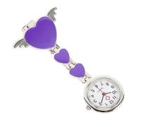 SHERCHPRY 3 Piezas Reloj De Bolsillo Niños Cumpleaños Reloj Enfermera Fob Las Mujeres De Solapa Insignia De Enfermería Portátil De Ejercicio Retráctil Fob