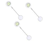 SHERCHPRY 3 Piezas Reloj de Bolsillo Relojes para Hombre Clip de Mano Decorativo niña es Digitales para Hombre Cordones de teléfono Celular Colgante de Bolsillo