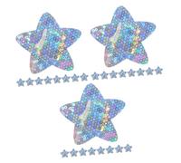 SHERCHPRY 3 Series De Star Parches Vendajes Envoltura Temporario Pegatina Etiquetas Adhesivas Estrella De Vendas Faciales Vendas Adhesivas De Polivinilo 50 Piezas*3