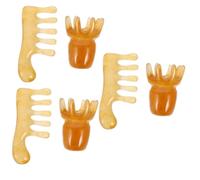 SHERCHPRY 3 Series Peine Rascador Herramientas De Masaje Peine Para Raspar El Cuero Cabelludo Masajeadores Faciales Cepillo De Masaje Para El Cabello Del Cuero Cabelludo 2 Piezas X 3