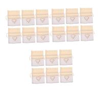 SHERCHPRY 3 Series Sachet Boded Candy Bag Bolsas De Lavanda Bolsa De Embalaje De Dulces Favores Bolsas De Favor De La Boda Mini Bolsas De De Boda Cordón 6 Piezas X 3