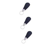 SHERCHPRY 3 zapatos de vestir de cuero para hombre, zapatos negros para hombre, cuernos de zapatos para hombres, zapatos de cuero para hombre, cuerno de zapatos con anillo, calzador largo, anillo de