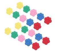 SHERCHPRY 30 Clips para Lápices Forma de Pata de Gato de Goma Suave, Portátiles y Ligeros, Decoración Creativa Escuela Hogar