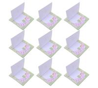 SHERCHPRY 30 Piezas Notas Adhesivas Autoadhesivas 30 Pcs Diseño de Trébol Kawaii para Día de San Patricio, Tamaño 7.6x7.6 Cm, Papel Adhesivo para Oficina y Escolares, Notas Decorativas