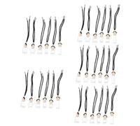 SHERCHPRY 30piezas Botellas De Para Coche Difusores De Esencial De Vidrio Pack De Decorativos y Funcionales