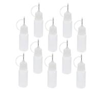 SHERCHPRY 30piezas Botellas De Pegamento Punta De Aguja Frascos Aplicadores De Pegamento Pequeños Para Bordar Diy y Proyectos De Manualidades