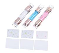 SHERCHPRY 3juegos Sellos De Silicona Para Uñas Francesas Incluye Estampador De Uñas y Raspador Para Manicura Artística Casa