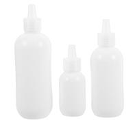 SHERCHPRY 3piezas Botellas De Viaje Vacías Para Líquidos Tubos Vacíos Tapa Abatible Para Loción Champú y Cosméticos Hotel o Salida