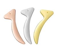 SHERCHPRY 3piezas Crema Para Ojos Barra Aplicador De Masaje Facial Espátula Facial Cuidado Masajeador De Ojos Manual Casa