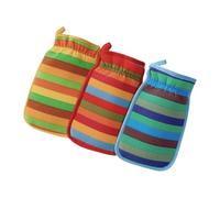 SHERCHPRY 3Piezas Guantes Exfoliantes Corporales Uds Para Ducha Removedor De Muerta Fregador De Espalda Limpieza Profunda y Masaje Estropajo Multifuncional Para Elegante