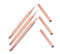 SHERCHPRY 3piezas Pinceles Para Trefilado De Alambre Bolígrafos Para Decorar Uñas Delineador Pincel Fino Lápices Para Manicura Herramientas De Manicura Salón De Uñas