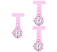 SHERCHPRY 3piezas Reloj De Enfermera Colgante para Mujeres Reloj De Bolsillo Movimiento Diseño Elegante Resistente Al Agua y Fácil De Leer para Estudiantes y Profesionales Salud