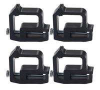 SHERCHPRY 4 Abrazaderas de Montaje Negras para Tapa de Camioneta Accesorios Resistentes para Portaequipajes de Camión Juego de 4 Piezas Compatibles Autocaravanas y Vehículos de Carga