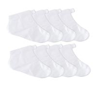 SHERCHPRY 4 Juegos máscara de pie durante la noche calcetines para loción fundas para los pies calcetines hidratantes mujeres cubiertas de pies de uso hidratante el plastico