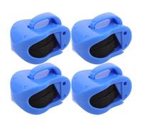 SHERCHPRY 4 Piezas 4 Pinzas Multifuncionales para Cañas de Pescar, Clips Desmontables de Plástico Azul, Accesorios Prácticos para Portacañas, Soporte Seguro para Pesca en Playa y Viaje